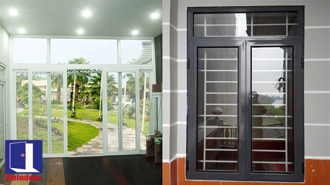 Cửa nhôm kính tạo không gian thoáng hơn cho những nơi có diện tích chật hẹp